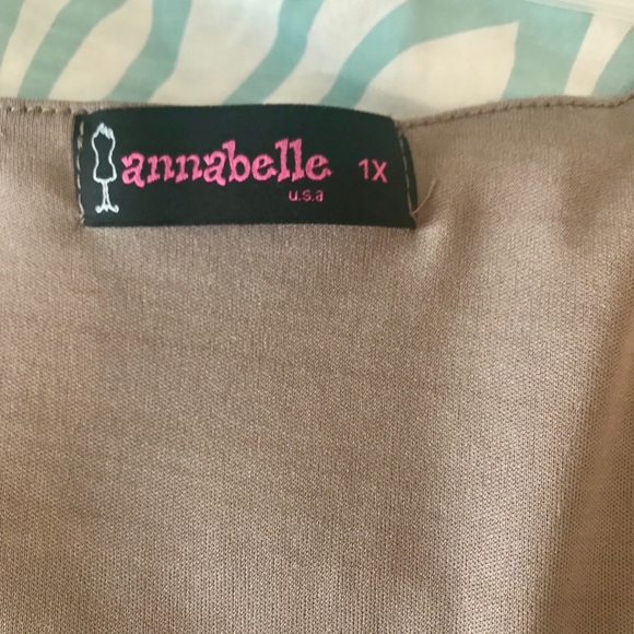 Nude Lace Knee Length Dress - Picture 2 of 4